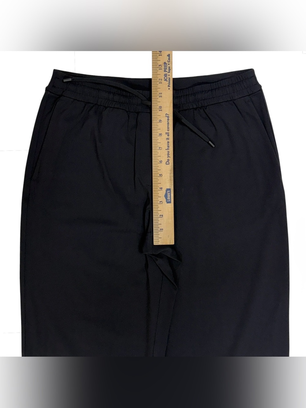 Lululemon Daydrift High Rise Wide Leg Trouser Womens Medium Black Luxtreme Pants - Picture 6 of 9